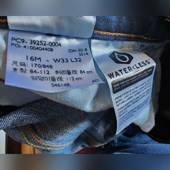 LEVI'S Classic Boot Bootcut Jeans Size 33 33x32 - Picture 7 of 8